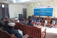 Media Briefing on “State Of Budget Transparency in Pakistan” – Chitral - 25 Dec 2021
