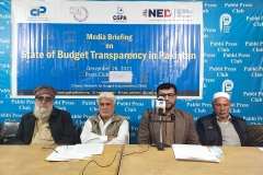 Media Briefing on “State of Budget Transparency in Pakistan” – Nowshera (Pabbi) - 26 Dec 2021